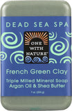 ONE WITH NATURE, BAR SOAP,French GRN Clay 7 OZ