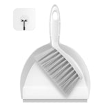 NACENA Handheld Dustpan and Broom Set - Mini Compact Brush Combo for Desktop, Sofa, Car & Kitchen Crumbs Small Cleaning Tool wit