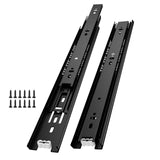 Ubisin Full Extension Ball Bearing Drawer Slides 20 Inch Side Mount Cabinet Rails 1 Pair Tool Box Trash Can Glides Heavy Duty Ki