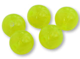 Round Acrylic Plastic Beads - Made in USA (Chartreuse Yellow, 4mm)