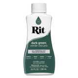 Rit Liquid Fabric Dye, 8-Ounce, Dark Green, 8 Fl Oz (Pack of 1)
