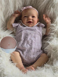 Anano 20 Inch 50 cm Reborn Dolls Girl Charlie Full Vinyl Body Anatomically Correct Baby Girl Realistic Poseable Lifelike Reborn