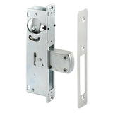 PrimeLine J 4526 Entry Door Deadbolt Lock, 11/8 in. Backset, Anodized Aluminum Plate, Steel Housing, Pack of 1
