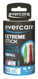 Evercare Lint Roller Refill Picks Up Lint, Dust, Dandruff 60 Layers (6 Pack)