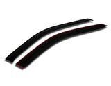 TuningPros Outside Mount Window Vent Visors Rain Guards Compatible with Nissan 240SX 1989-1994 | Side Window Wind Deflectors Rai