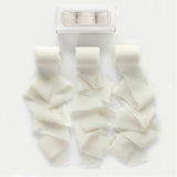 Pretty Jolly Cream Chiffon Ribbon for Gift Wrapping 3 Rolls 2 Inch x 7Yd Silk Ribbons Handmade Fringe Fabric Ribbon for Flower B