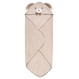 Stephan Baby Hooded Towel - 100% Cotton with Fun Animal Design for Infants and Toddlers, 31 Square, Puppy