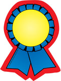 SHAPES ETC. Blue Ribbon Mini Notepad 3 x 3, 35 sheets in the notepad, Classroom Rewards, Sport Achievement, School Crafts Pro