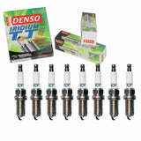 8 pc DENSO Iridium TT Spark Plugs compatible with Toyota Sequoia 4.6L 5.7L V8 2008-2017