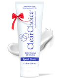 Clear Choice Sunscreen for Face SPF 45, Oil Free Sunblock & Light Moisturizer with Zinc Oxide, Reef-Safe, Broad Spectrum, Water-