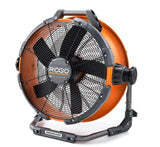 RIDGID 18V Brushless Hybrid 18 in. Drum Fan (Tool Only) Battery or Electric