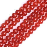 GEM-Inside Carnelian Red Agate 6mm Gemstone Beads Natural Round Crystal Energy Stone Power for Jewelry Making 15