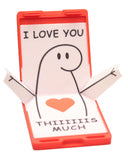 HICHISO I Love You This Much Message Box | Best Romantic Gift for Valentines Day, Anniversary, Birthday | Gift for Husband, Wif