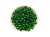 Glass Beads 6mm 140pcs Round Smooth Loose Beads for Bracelet Necklace Jewelry Making Craft DIY(6mm, 50602 Green)