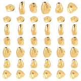 PH PandaHall 36pcs 6 Styles Twist Brass Beads 18K Gold Plated Spacer Beads Metal Spacer Bead Irregular Small Loose Bead for DIY