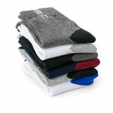 Nanox Sport Crew Socks, Multicolour, Pack Of 6 Pairs, Casual And Athletic Style (2)