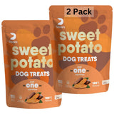 Davie's Sweet Potato Dog Treats - Healthy Treats Made in USA Only, Natural Treats, Healthy Dog Chews, Low Fat Treats, 1 lb Bag -