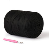 (800g/228yds) T Shirt Yarn, Soft Tshirt Crochet Yarn for Crafts and DIY Knitting Crocheting Cloth/Bag/Basket/Coaster, 100% Polye