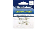 Beadalon Crimp Covers 4mm Silver Plated (20 Per Package)