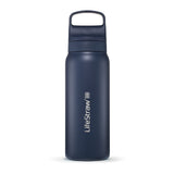 LifeStraw Go Series - Insulated Stainless Steel Water Filter Bottle for Travel and Everyday Use Removes Bacteria, Parasites and