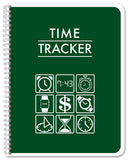 BookFactory Time Tracker Notebook, WireO, 100 Pages
