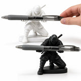 2PCS Pen Holder for Desk, Funny Desk Accessories with Unique Ninja Design, Stable Storage Pen Suitable for Gaming Devices and Cr