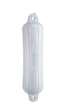 Attwood 9355D1 Softside UV-Resistant Marine Oval Boat Fender, White, 5-Inch x 22-Inch