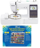 Brother SE700 Sewing and Embroidery Machine with Wireless LAN, 4 x 4 Hoop Area, 3.7 Touchscreen, ETKS63 Pacesetter 63-Color Thre