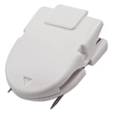 Advantus 75340 Panel Wall Clips for Fabric Panels, Jumbo Size, White, 10/Box