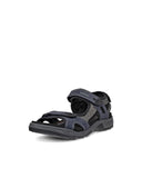 ECCO Men's Yucatan Sport Sandal, Marine Oil Nubuck, 6-6.5