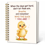 CalmVerve Cute Duck Notebook Journal for Women & Teen Girls, Duck Gifts