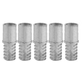 Levemolo 5 Pack Broom Pole Connector Kit Threaded Broom Handle Adapter