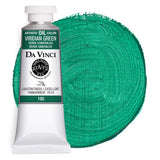 DA VINCI PAINTS Professional Artist Oil Paint, Viridian Green, 37mL