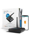 meross Smart Garage Door Opener Remote with External Antenna, Up to 3 Single Doors, Compatible with Apple HomeKit, Amazon Alexa,