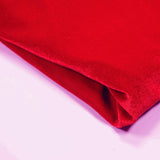 The Wide 60 Spandex Velvet Fabric for Costume, Apparel, Craft and Sewing by Yard(Red 1Yard)
