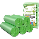iDemaya Small Trash Bags, Biodegradable 2.6 Gallon Extra Thick Garbage Bags, Recycling & Degradable Rubbish Bags Wastebasket Lin