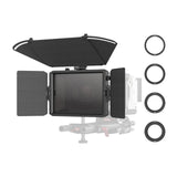 SmallRig Mini Matte Box Pro Flag Kit with Two 4 x 5.65 Filter Frame, Modular Anti-Glare System with F67/72/77/82-95mm Adapter Ri