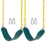REDCAMP 2 Pack Heavy Duty Swing Seats with 66 Chain, Swing Set Accessories Replacement with Snap Hooks for Kids and Adults, Idea