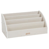 ECR4Kids Toddler Book Display, Beginner Bookshelf, White Wash