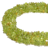 PLTbeads Gemstone Chips Natural Green Peridot Lazuli 3-5mm Healing Crystals Waist Bracelets Necklace Kit Irregular Stone DIY Cra