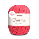 Circulo Charme Yarn for Crochet and Knitting - 433 yds - 100% Mercerized Brazilian Virgin Cotton - Soft Sport Weight - Color 304