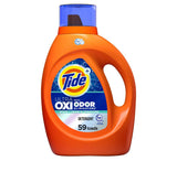 Tide Ultra OXI with Odor Eliminators Liquid Laundry Detergent, 92 oz., For Visible and Invisible Dirt