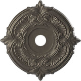 Ekena Millwork CMP22ATDST Attica Thermoformed PVC Ceiling Medallion (Fits Canopies up to 7 3/4), 22OD x 3 1/2ID x 1P, Universal