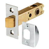 PrimeLine E 2440 Passage Door Latch, 9/32 In. and 1/4 In. Square Drive, Steel, Chrome Finish (Single Pack)