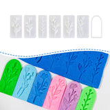 Xaekicr A1-4-9B-Handmade Jewelry Pendant Crafting Kit,Flower Plastic Molds Set, DIY Polymer Clay Printing Tools