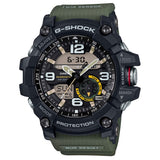 Casio G-Shock Gg-1000-1A3Dr Black Analog-Digital Dial Green Resin Strap Men'S Watch Mud Resistant Shock Resistant G662
