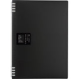 King Jim 9856TTE Ring Notebook, Tefline, A4, Black