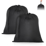 OTraki Washable Travel Laundry Bag, 2 Pack Heavy Duty Laundry Bags with Handles, 20x24 inch Dirty Clothes Drawstring Laundry Ham