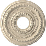 Ekena Millwork CMP13COEPE Cole Thermoformed PVC Ceiling Medallion (Fits Canopies up to 4 1/4), 13OD x 3 1/2ID x 3/4P, Universal