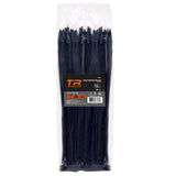TR Industrial MultiPurpose UV Resistant Black Cable Ties, 12 inches, 500 Pack